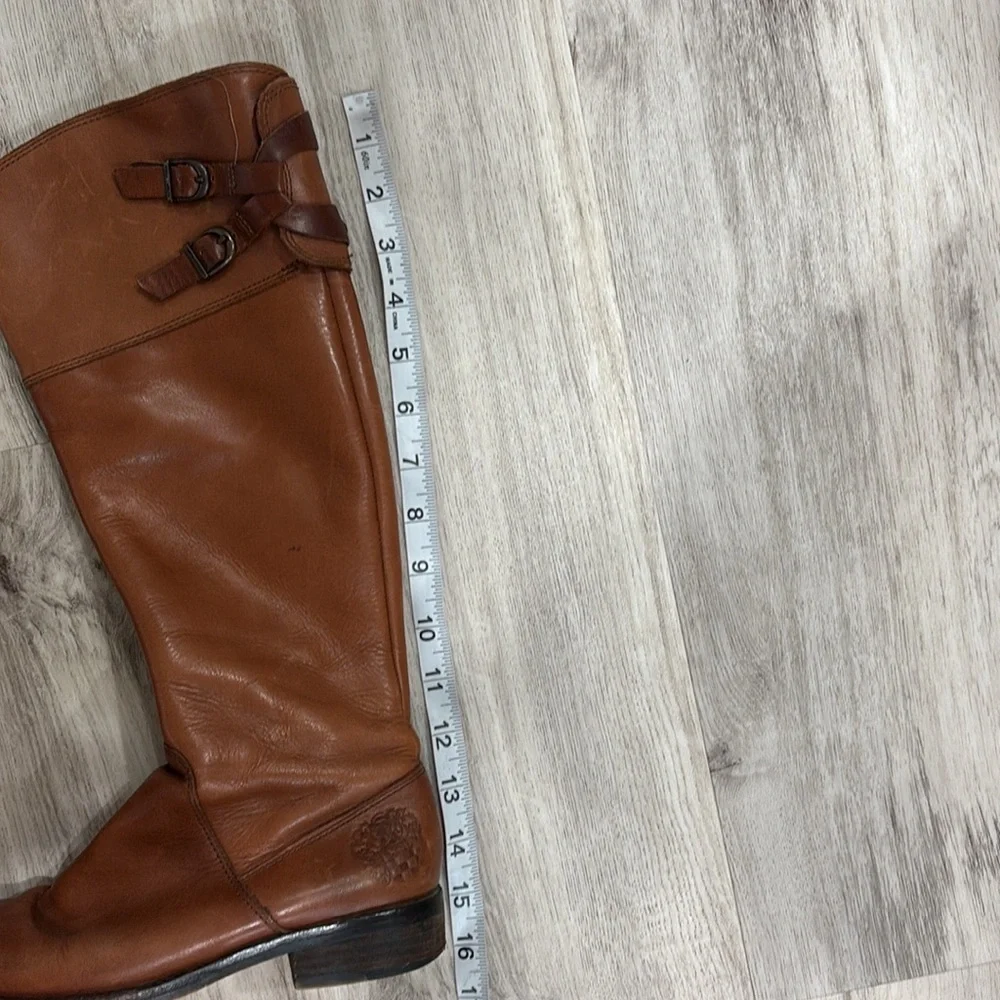 Vince Camuto Keaton Chestnut Riding Boots 5.5